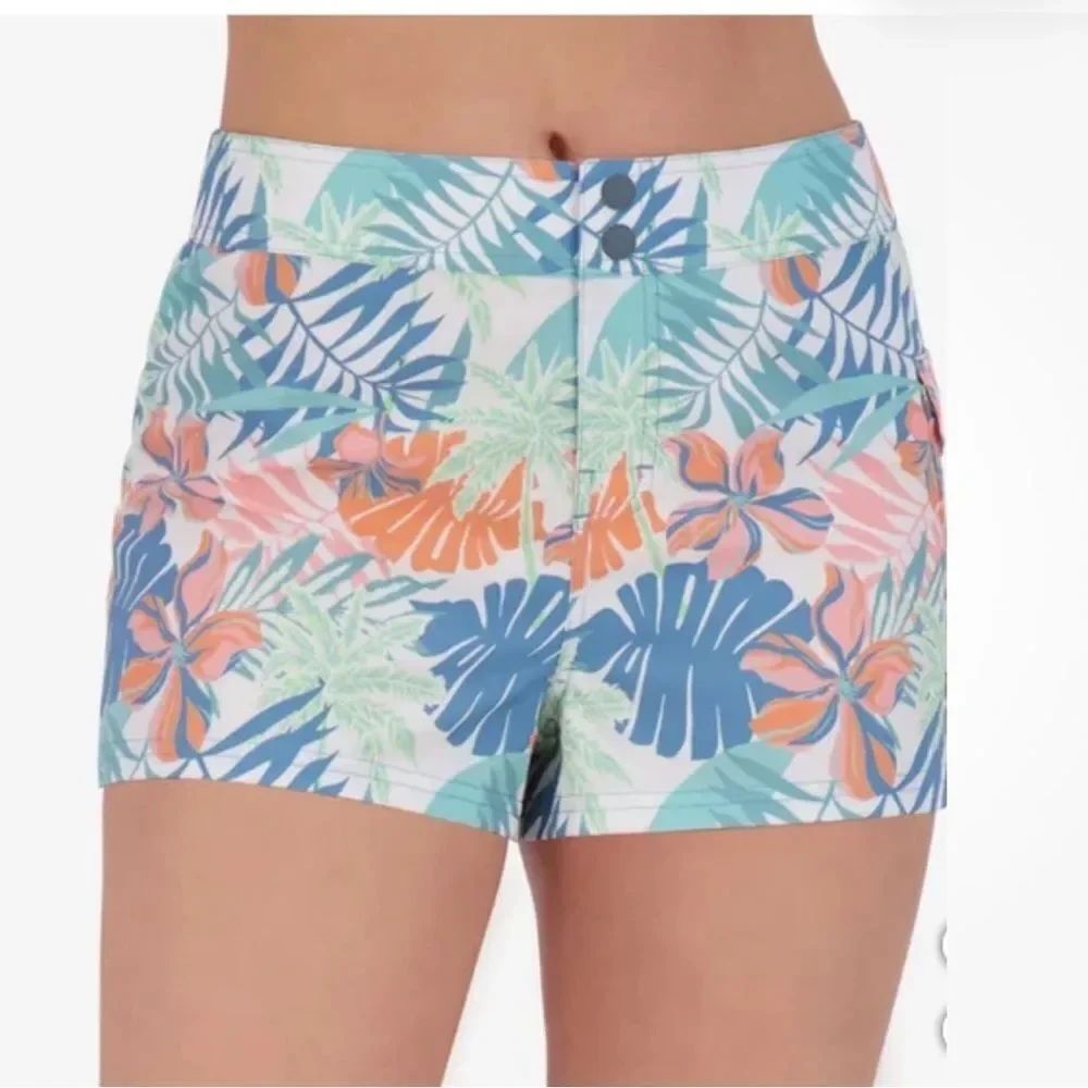 Roxy Women's UPF 50+ Stretch Boardshort, Tropic Multi, Size XL, NWT
